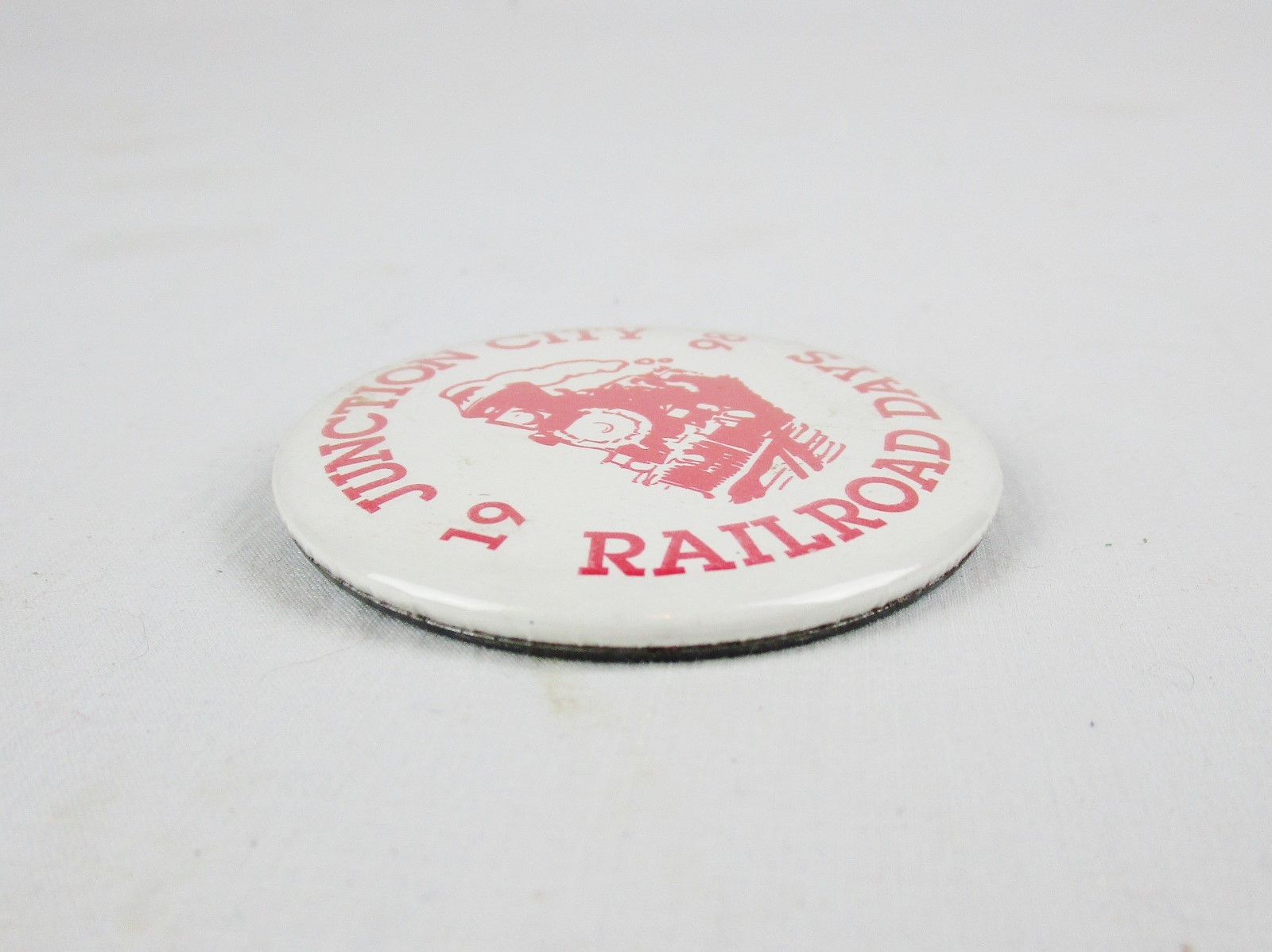 Junction City Railroad Days 1998 Pinback Button Pin Badge Ky Festival Metal