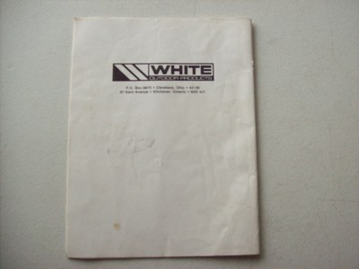 Original White Yard Boss GT-1845 146-842-190 ~ Operators Manual Parts List
