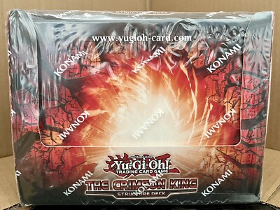 Yugioh TCG: The Crimson King - Structure Deck display case