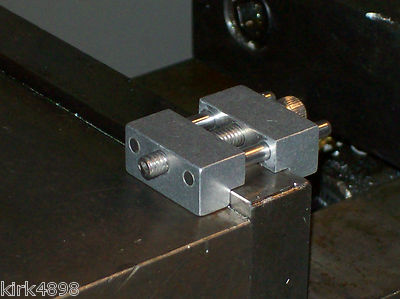 SET OF 2 ALUMINUM MACHINE SHOP VISE STOPS FOR CNC OR MANUAL WORK OR HOBBY