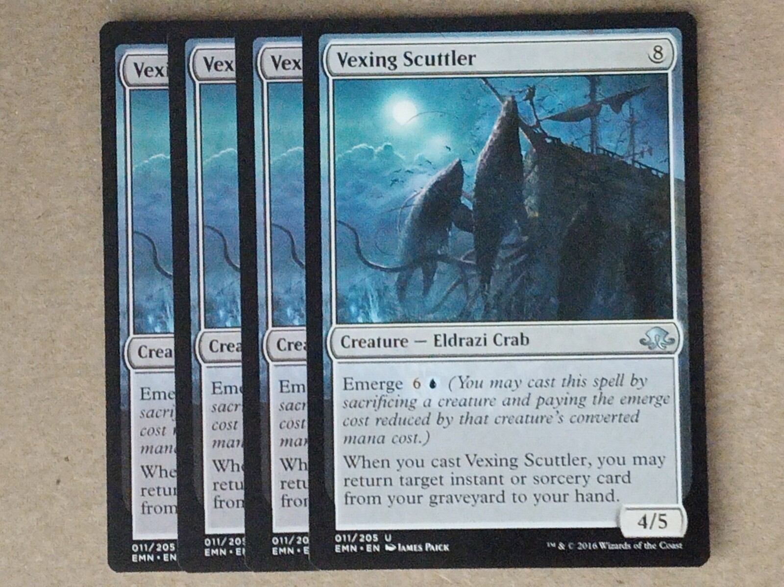 Vexing Scuttler 2x FOIL EMN MTG Eldritch Moon Uncommon MINT colorless Vexing Scuttler 2x FOIL EMN MTG Eldritch Moon Uncommon MINT colorless