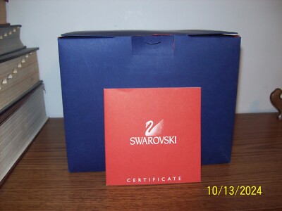 SWAROVSKI CRYSTAL ELK STAG 291431 WITH BOX AND CERTIFICATE REPAIRED LEG