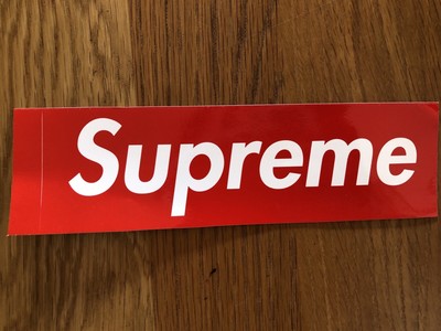 100 Stickers Supreme Red Box Logo Sticker Brick DS Sealed In