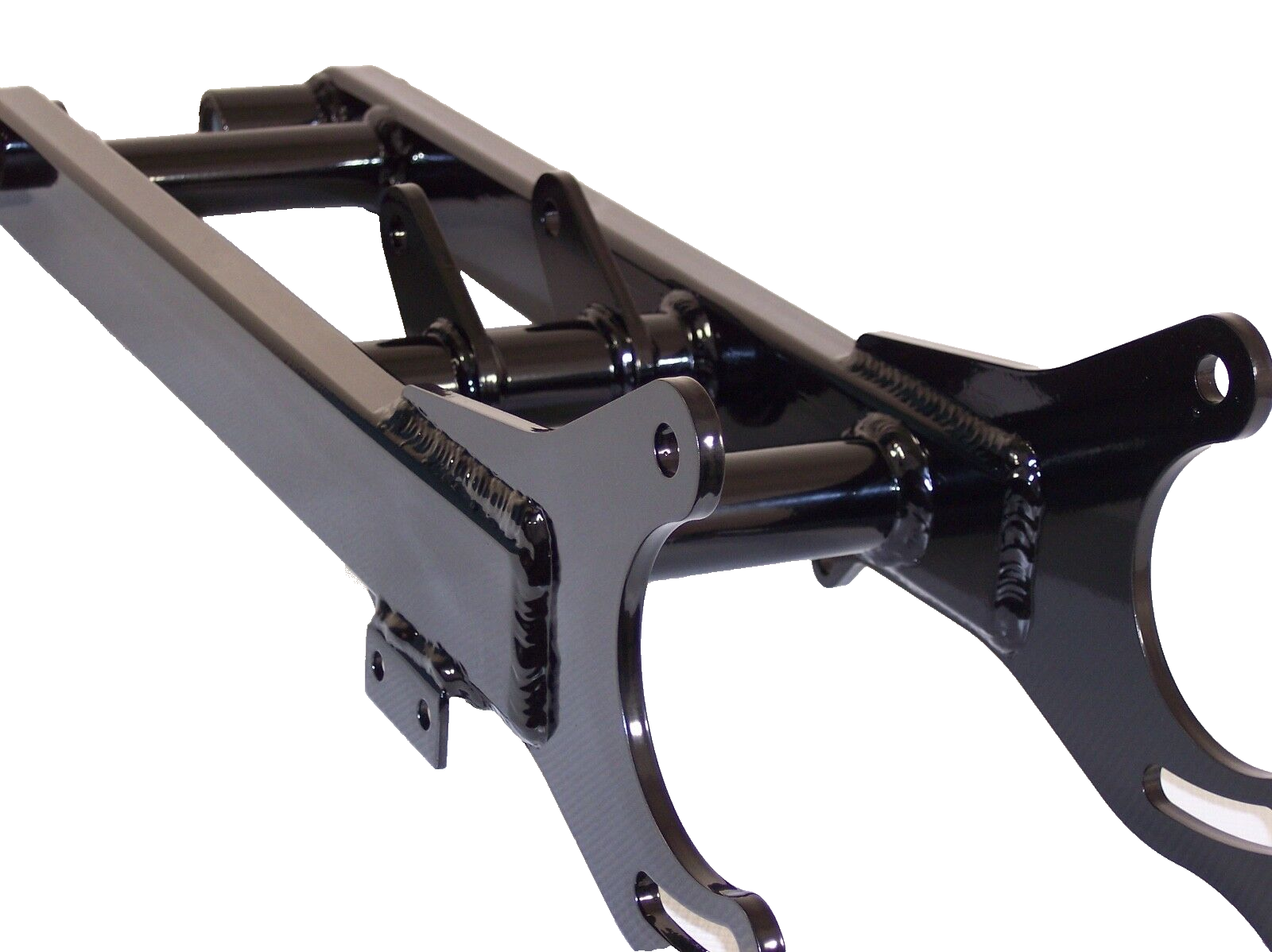 2 3 4 6 8 10 12 Extended Yamaha BLASTER Swingarm Extension Plus Brake Line Clamp