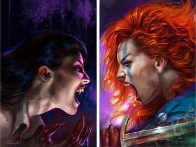RED SONJA: EMPIRE...DAMNED #2/VAMPIRELLA #669 (PARRILLO EXCLUSIVE VIRGIN SET B)