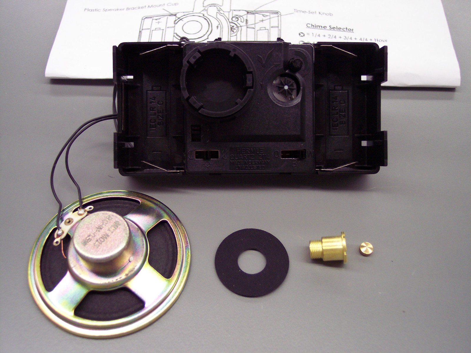 Hermle 2114 Westminster 2 CHIME QUARTZ MANTLE CLOCK