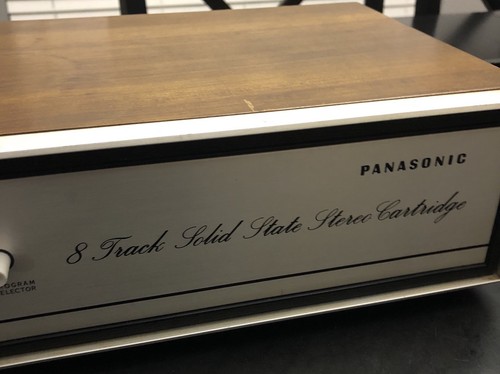 Vintage Panasonic 8 Track Player Model RS-800AS TESTED AND WORKING