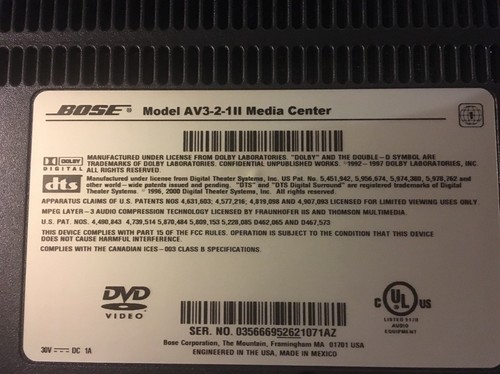 bose 321 series ii
