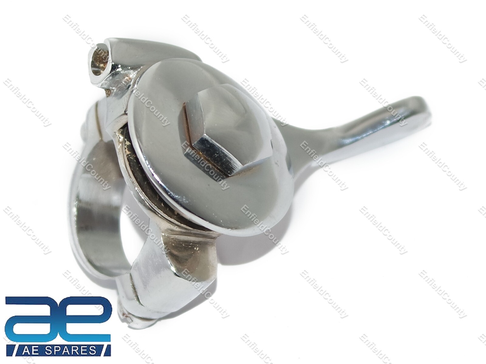 Left Right Chrome Plated Choke Lever Set Pair 1" Inch For Norton BSA  