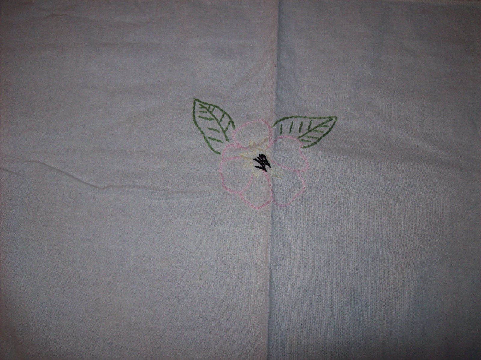 Vintage Table Runner/Dresser Scarf Hand Emroidered