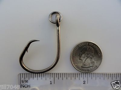 40 Ringed Circle Hooks 4x Strong Size 6/0 Black nickel  40 Fishing Hooks