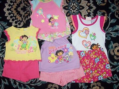 Dora the Explorer Outfit Baby Girl 2pc Short Set 12 18 Mos Assorted New