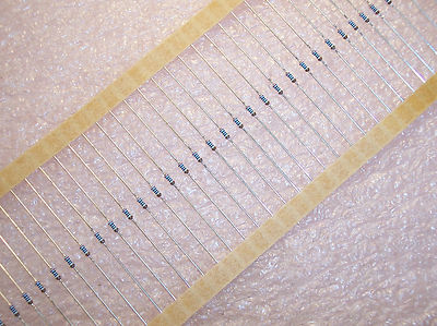QTY (100) 200 Ohm 1/8W 1% PRECISION METAL FILM RESISTOR MBA0204 5063JD200R0F08AF
