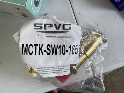 SAMUEL PRESSURE VESSEL GROUP SPVG MCTK-SW10-165 Safety Valve & Pressure Gauge