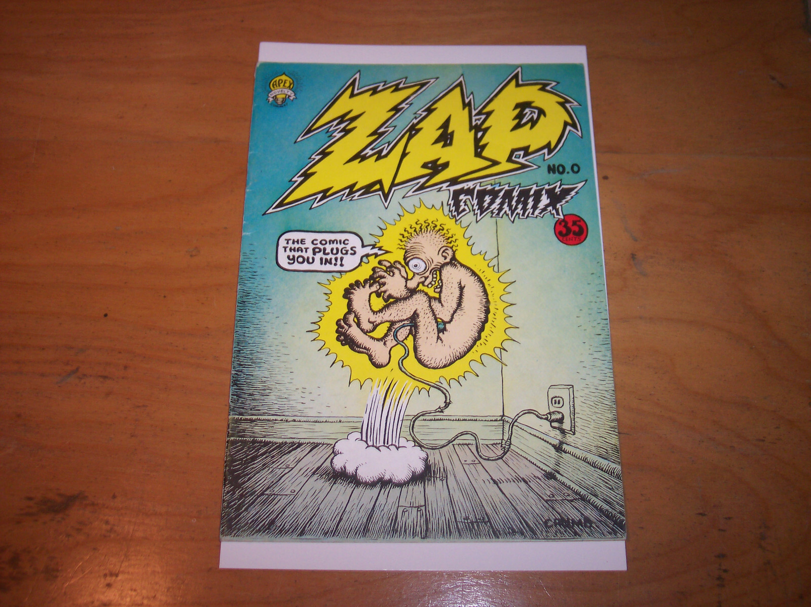 週刊Robi Robert Crumb Zap Comix No. 0 1967 Apex Novelties 35c Price