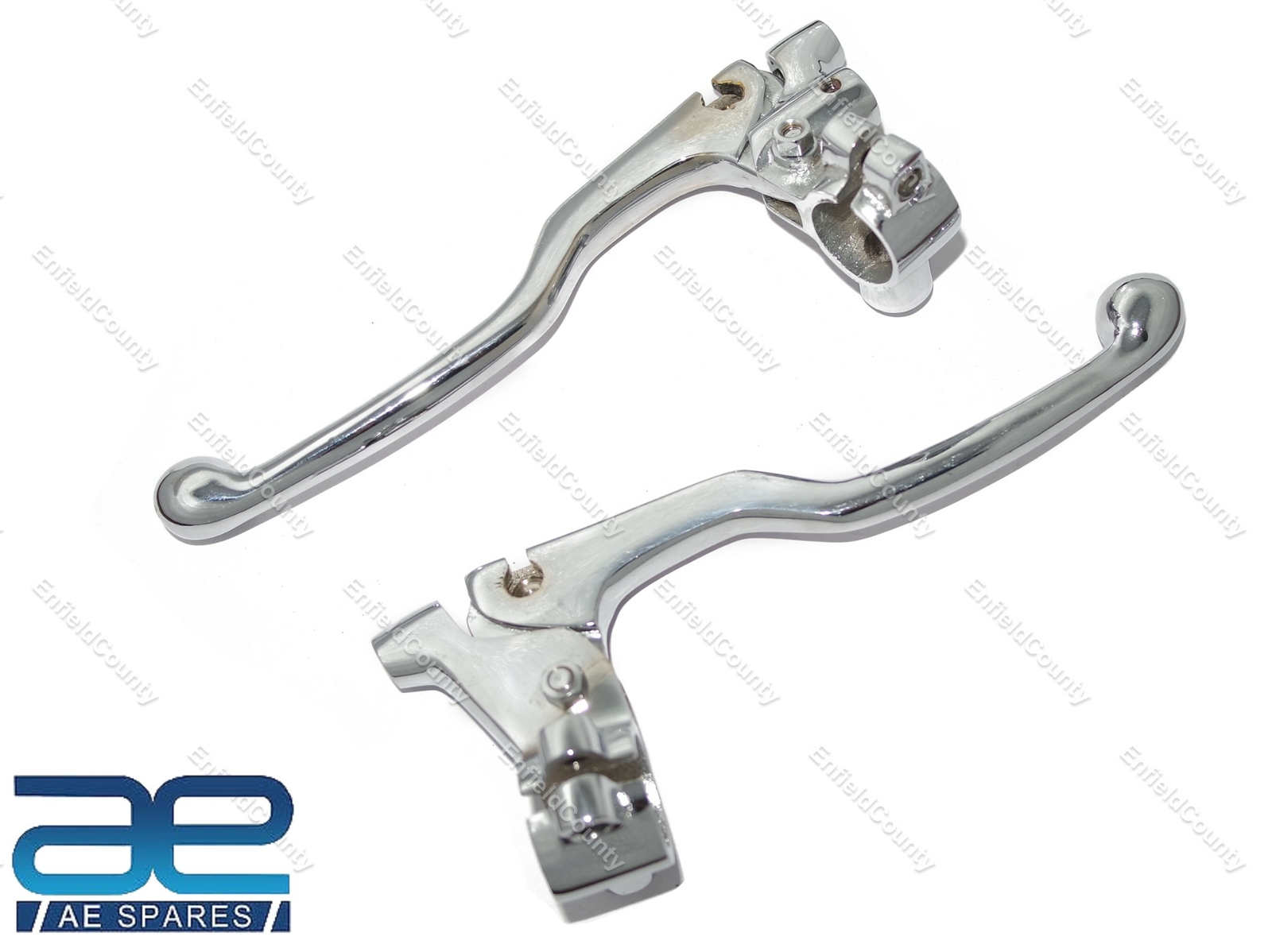 Fits For Royal Enfield Early Model Chrome plated Clutch And Brake Lever Assembly