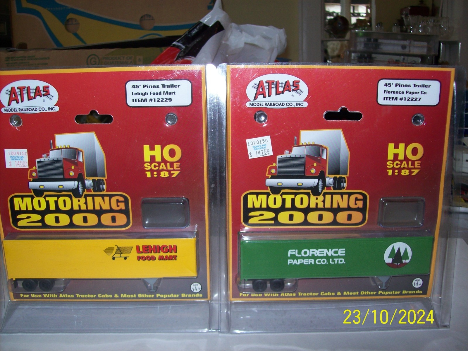6 ATLAS PINES TRAILERS 45' & 48' LONG NIB HO