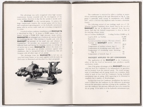 1918 C H WHEELER MFG CO RADOJET AIR PUMP TRADE CATALOG STEAM ENGINE ENGINEERING