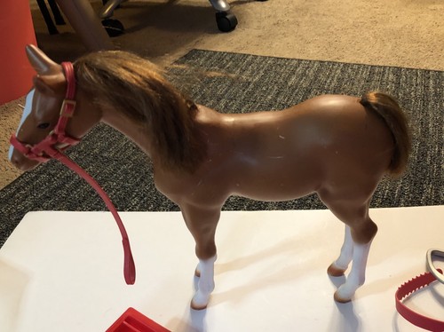 Battat Our Generation Brown Horse with Brown Mane plus Accessories