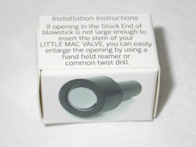 New Airstream Little Mac Valve for Bagpipe Blowpipe