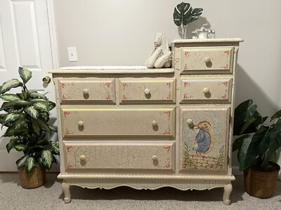 AFK Art For Kids French Changing Dresser Peter Rabbit Enchanted Forest Nursery