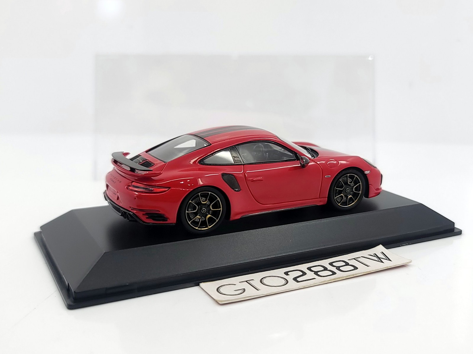 スパーク　911 Turbo S Exclusive Series 1/43 Dealer 1:43 Porsche 911(991.2) Turbo S Exclusive Series(Red