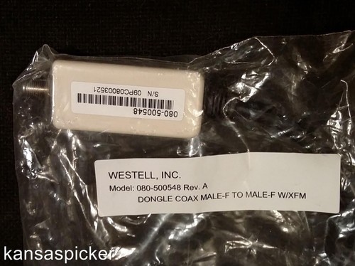 AT&T / Westell Dongle Coax Model 080-500548