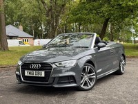 2018 Audi A3 1.5 TFSI S Line 2dr S Tronic CONVERTIBLE PETROL Automatic