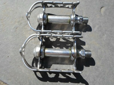 KKT RT E Pedal Pedals Chrome Steel Japan Used.