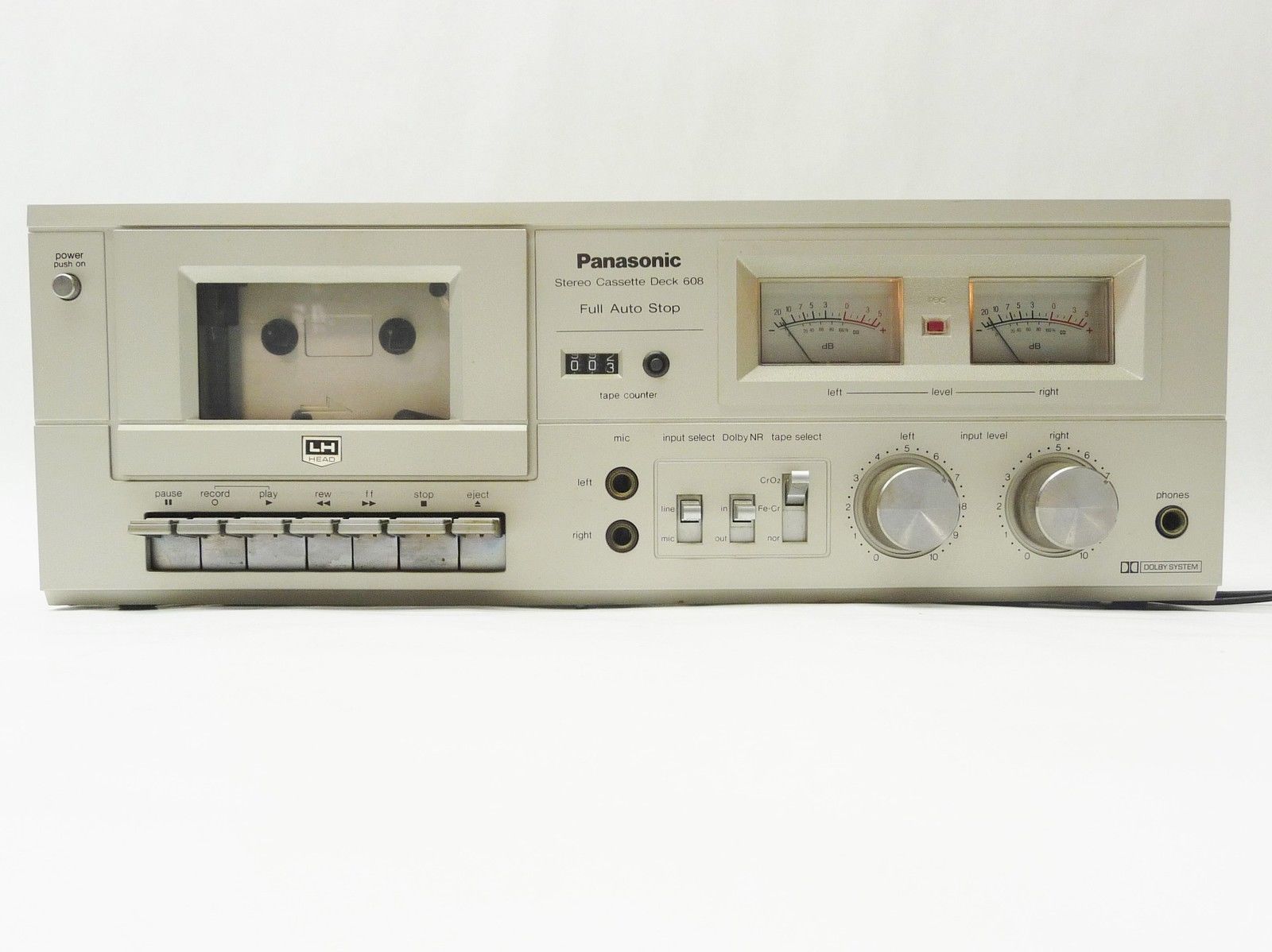 Platina de cassette vintage Panasonic