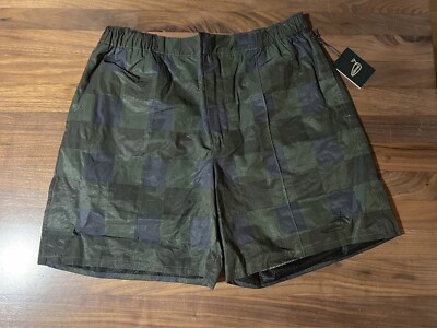 Aime Leon Dore ALD Golf Caddy Short Plaid Men s Size Large SS24 Blue/Green Check