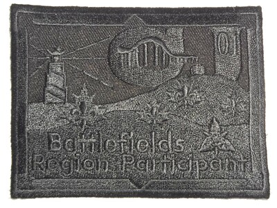 BSA BSC 2001 BATTLEFIELDS REGION PARTICIPANT CANADIAN JAMBOREE BLK GHOST PATCH