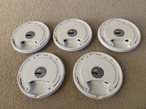 Ubiquiti UniFi AP Pro UAP-Pro Wireless Access Point 5 Pack w/POE Injectors CAT5