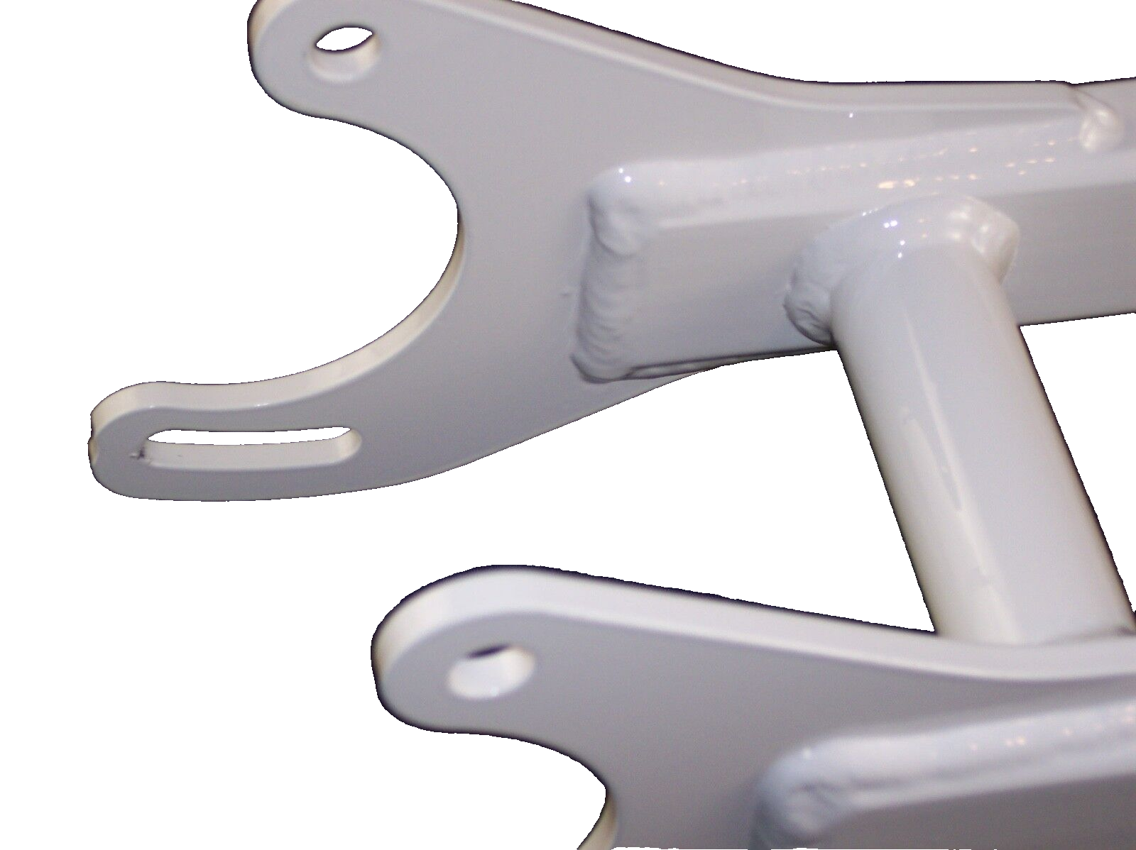 2 3 4 6 8 10 12 Extended Yamaha BLASTER Swingarm Extension Plus Brake Line Clamp