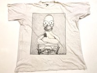 Jacke The Simpsons Homer Couch beige M XL Cartoon Kapuzenjacke Hoody
