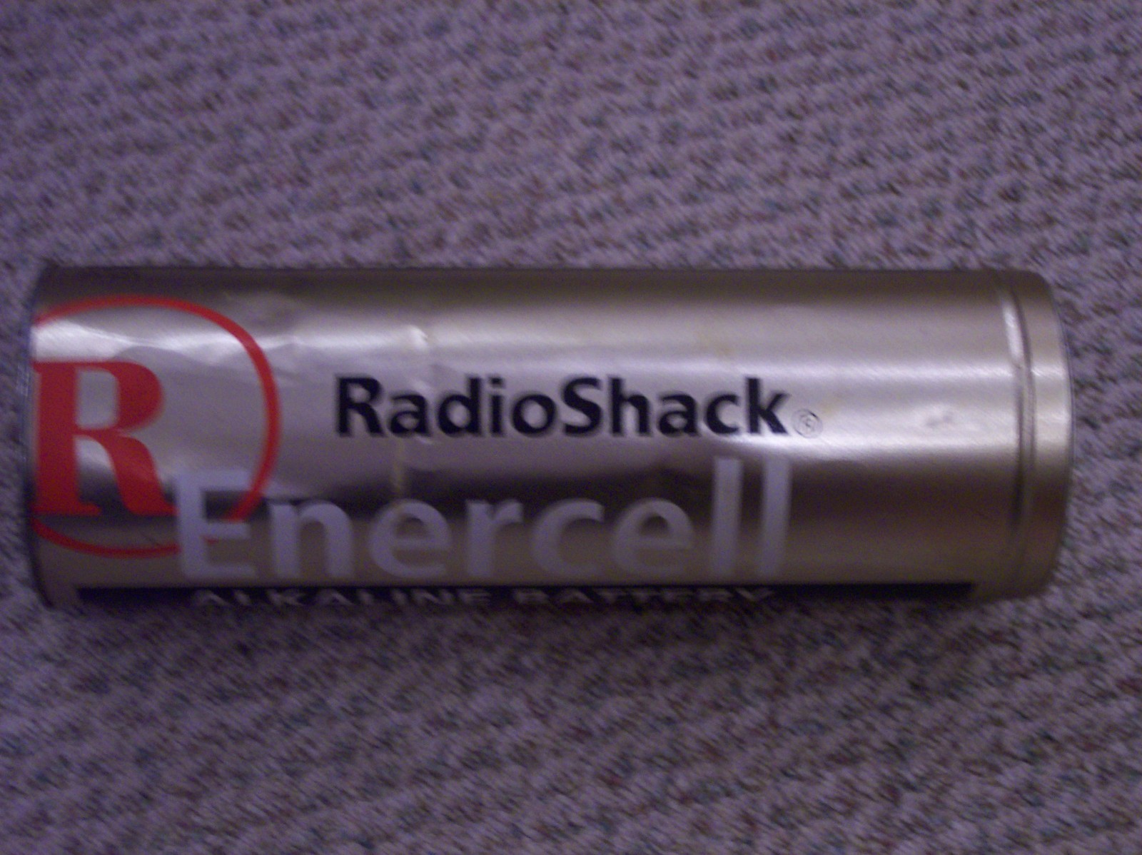 Advertising Bank, Radio Shack Enercell Alkaline Battery Bank