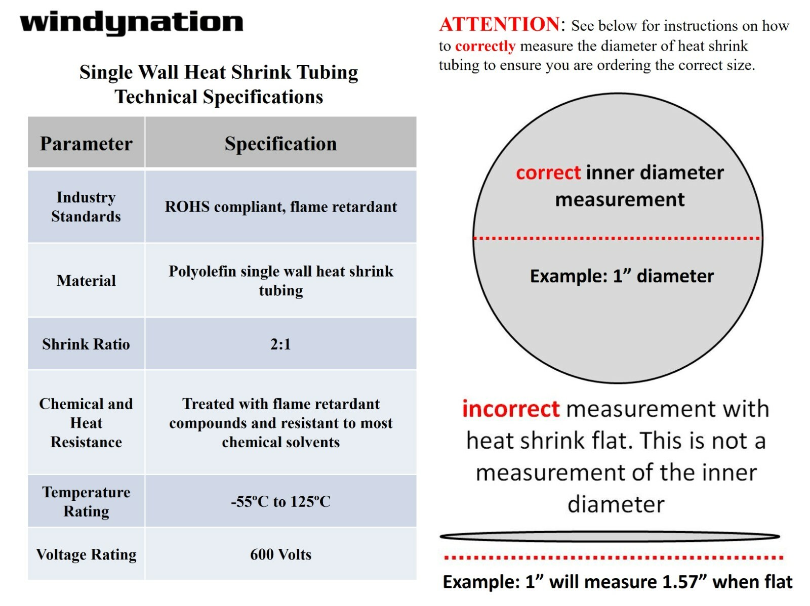 WindyNation 3:1 Dual Wall Adhesive Glue Lined Marine Grade Heat Shrink Tubing