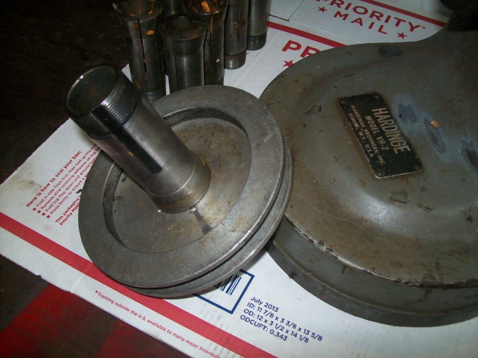 Hardinge TM UM Milling Machine Vertical Head VH-2 Assembly