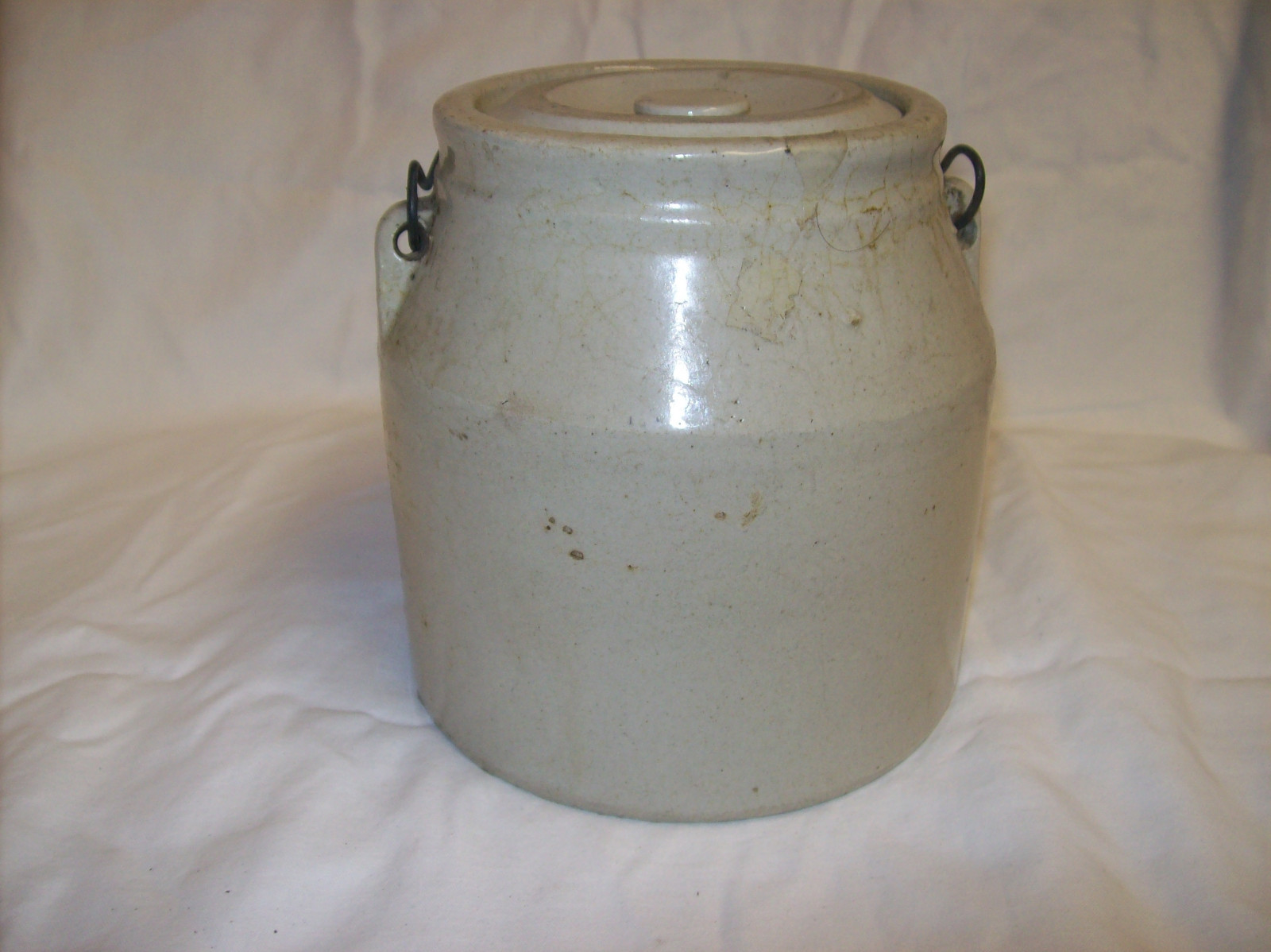 Stoneware Crock Pottery Home Made Brand Preserves By H. A. Johnson Co. Boston