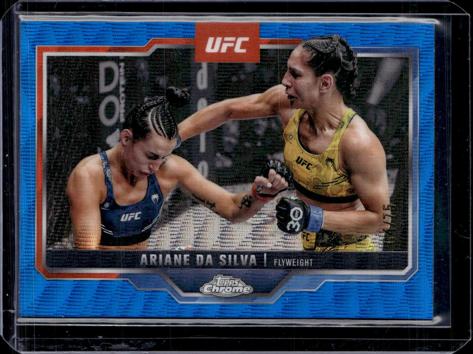クリスチャン　パチェ　Topps トレーディングカード 2025 Topps Chrome UFC #165 Ariane Da Silva Blue Wave