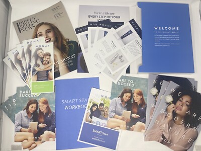 MONAT Marketing Materials Brochures, Workbook New In Box