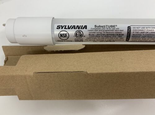 2 Boxes (20 BULBS)Sylvania LED T8 Tubes REPLACES fluorescent