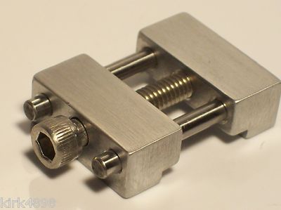 SET OF 2 ALUMINUM MACHINE SHOP VISE STOPS FOR CNC OR MANUAL WORK OR HOBBY