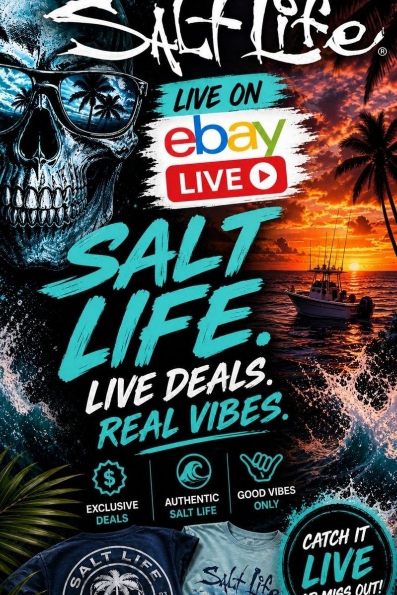 SALT LIFE BLOW-OUT Sale | eBay Live Video
