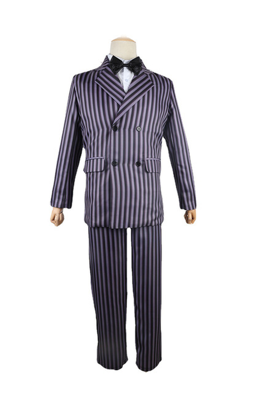 Wednesday Addams Costume Long Sleeve Men'S Suit Party Uniform Gomez Cosplay Outf
