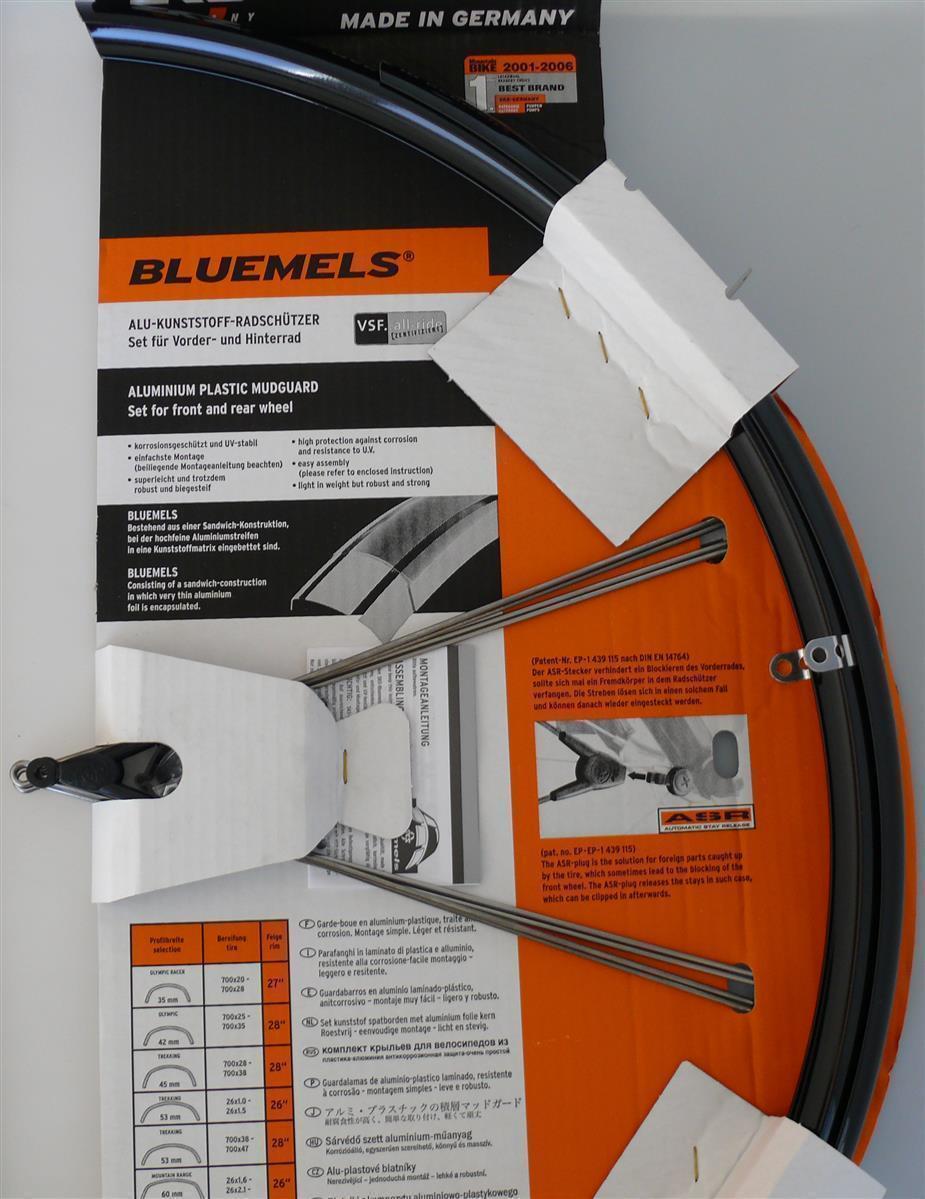 SKS Schutzblech Bluemels B 65 B65 schwarz 65mm 26/"