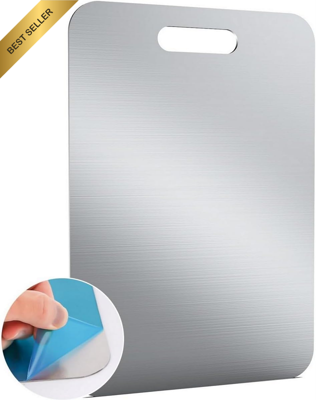 Cutting Board Kitchen Chopping Board: Non Slip Stainless Steel Cutting Block –