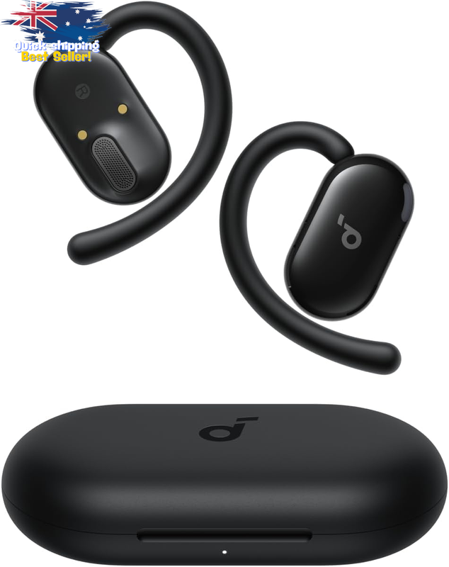Anker V20I Open Ear Bluetooth Headphones, 36H Playtime, IP55, Clear Calls