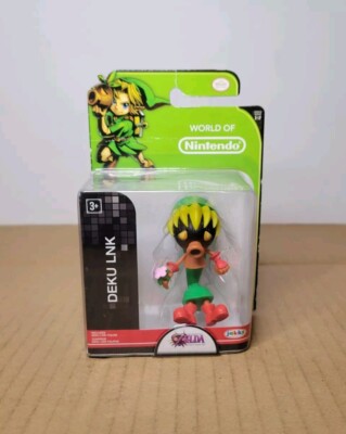 World of Nintendo Legend of Zelda Majora's Mask 3D Deku Link Action Figure READ!