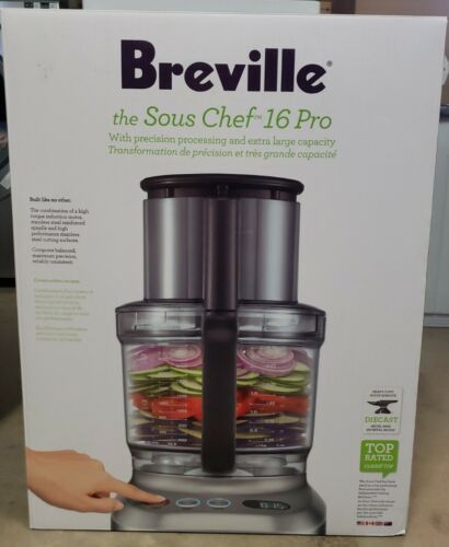 BREVILLE Sous Chef Pro 16-Cup Food Processor Brushed Stainle